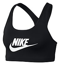 Nike Swoosh Futura Sports Bra (Cup B) - Sport BH - Damen, Black