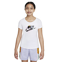 Nike NSW Big Kids' (Girls') TS - T-Shirt - Mädchen, White