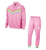 Nike NSW Heritage Big Kids' (Girls') - tuta sportiva - ragazza, Pink