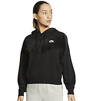 Nike NSW Heritage W's Half-Zip - Kapuzenpullover - Damen, Black