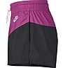 Nike Sportswear Heritage Woven - pantaloni corti fitness - donna, Black/Pink