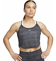 Nike One Dri-FIT All Over Printed Crop W - top - donna, Black/White