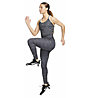 Nike One Dri-FIT High Rise W - pantaloni fitness - donna, Black/White