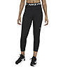 Nike Pro 365 W Crops - pantaloni fitness - donna, Black