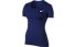 Nike Pro Cool - T-Shirt fitness - donna, Blue