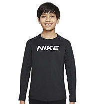 Nike Pro Dri-FIT Big - maglia a maniche lunghe - ragazzo, Black
