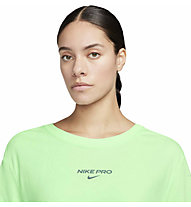 Nike Pro Dri-FIT W - T-shirt - donna, Green