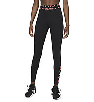 Nike Pro Dri-FIT W Mid-Rise G - Trainingshosen - Damen, Black