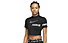 Nike Pro Dri-FIT W Short Sleev - T-shirt - donna, Black