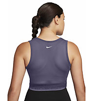 Nike Pro Mesh W - top - donna, Purple