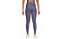 Nike Pro Mid Rise 7/8 Mesh W - pantaloni fitness - donna, Purple
