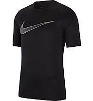 Nike Pro SS Training - T-shirt fitness - uomo, Black