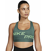 Nike Pro Swoosh W - Sport-BH leichter Halt  - Damen , Green