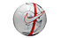 Nike React - pallone da calcio, White/Silver/Red