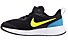 Nike Revolution 5 Little Kids - Sportschuhe - Jungen, Black/Blue/Yellow