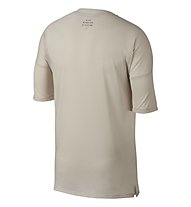 Nike Rise 365 Half SLV Top - T-Shirt Running - Herren, Light Grey