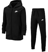 Nike Sportswear - tuta sportiva - ragazzo, Black/White