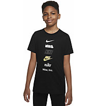 Nike Sportswear Big - T-Shirt - Jungs , Black