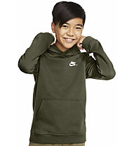 Nike Sportswear Club - felpa con cappuccio - ragazzo, Green