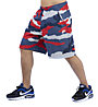 Nike Sportswear Club French Terry Camo - pantaloni corti fintess - uomo, Blue/Red/Grey
