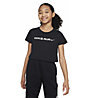 Nike Sportswear Crop Air J - T-Shirt - Mädchen, Black