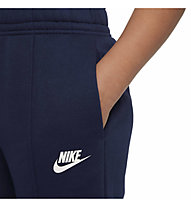 Nike Sportswear Fleece Jr - pantaloni fitness - ragazza, Dark Blue