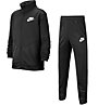 Nike Sportswear Play Futura - tuta sportiva - ragazzo, Black/White