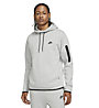 Nike  Sportswear Tech Fleece - felpa con cappuccio fitness - uomo, Grey/Black
