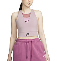 Nike  Sportswear W Crop - top fitness - donna, Pink