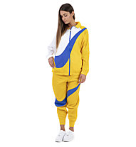 Nike Sportswear Woven Swoosh - giacca della tuta - donna, White/Yellow/Blue