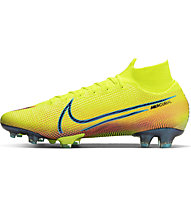 Nike Superfly 7 Elite MDS FG - scarpe da calcio terreni compatti, Yellow/Black/Green