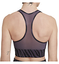 Nike Swoosh IC W's Medium-Support - reggiseno a sostegno medio - donna, Black/Grey