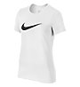 Nike Swoosh Logo T-Shirt Damen, White/White/Black