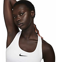 Nike Swoosh W - reggiseno sportivo medio sostegno - donna, White