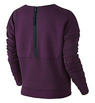Nike Tech Fleece Crew Pullover Damen, Mulberry/Black