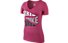 Nike Tee V Varsity Pennant T-Shirt Damen, Pink