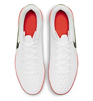 Nike Tiempo Legend 8 Club TF - scarpa calcio terreni duri, White/Red