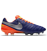 Nike Tiempo Legend VI FG - Fußballschuh für festen Boden, Orange/Blue