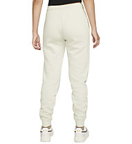 Nike W Essntl Reg Flc Mr - pantaloni fitness - donna, White