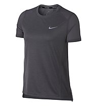 Nike Dry Miler Top W - T-shirt running - donna, Dark Grey