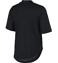 Nike Dry Mesh SS - T-shirt fitness - donna, Black