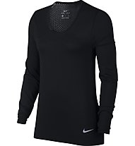 Nike Infinite - maglia a maniche lunghe running - donna, Black