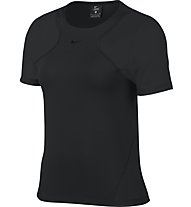 Nike Pro HyperCool Short-Sleeve Top - T-Shirt - Damen, Black
