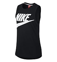 Nike Sportswear Essential Tank W - top fitness - donna, Black