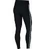 Nike Sportswear Graphic Leggings - pantaloni fitness - donna, Black