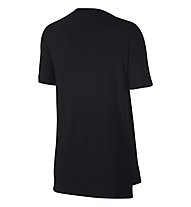 Nike Sportswear Drop Tail Swoosh W - T-shirt fitness - donna, Black
