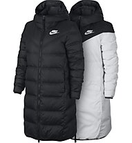 Nike Sportswear Parka Down Fill - giacca in piuma - donna, Black/White