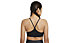 Nike Indy W V-Neck Light-Supp - reggiseno sportivo basso sostegno - donna, Black