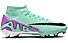 Nike Zoom Mercurial Superfly 9 Academy MG - scarpe da calcio multisuperfici - uomo, Light Blue/Purple