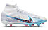 Nike Zoom Mercurial Superfly 9 Elite SG-Pro - scarpe da calcio per terreni morbidi - uomo, White/Blue
